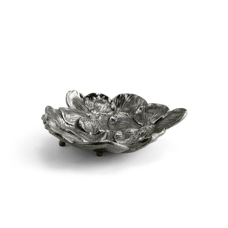Black Nickelplate Black Orchid Salt Pepper Set