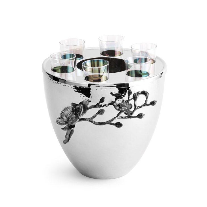 Black Orchid Caviar Dish w/ Spoon