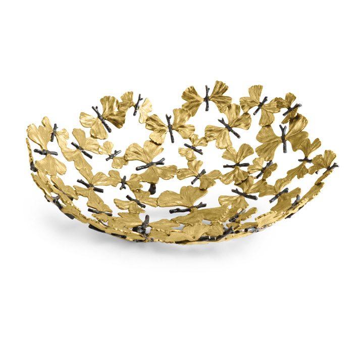 Butterfly Ginkgo Double Bowl