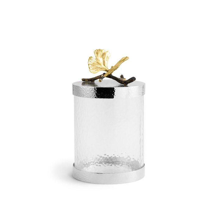 Butterfly Ginkgo Canister Small
