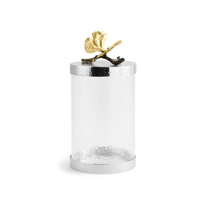 Butterfly Ginkgo Canister Medium