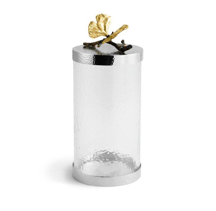Butterfly Ginkgo Canister Large