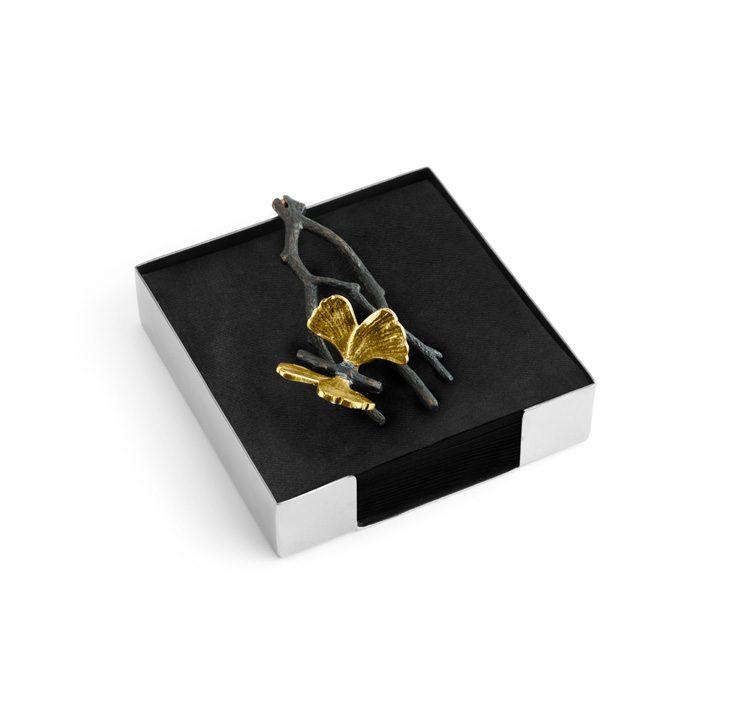 Butterfly Ginkgo Cocktail Napkin Holder