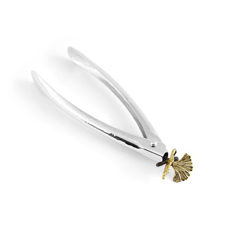 Butterfly Ginkgo Small Lock Spring Tongs