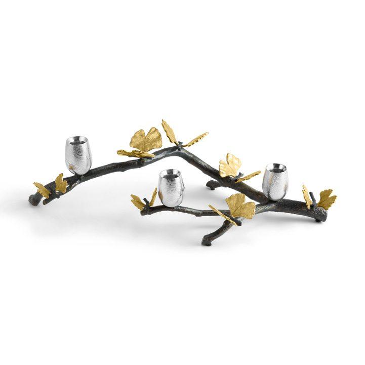 Butterfly Ginkgo Candleholders
