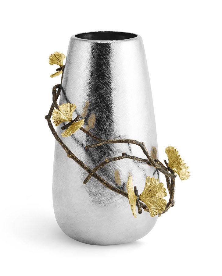 Butterfly Ginkgo Large Vase