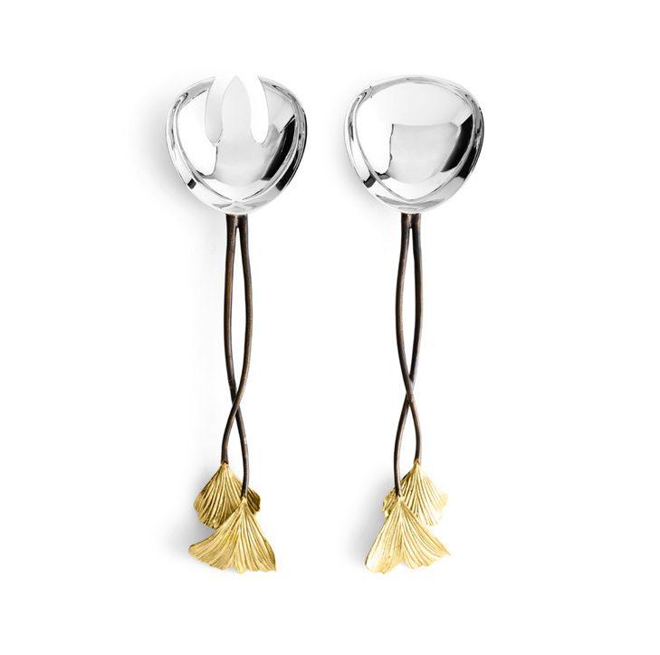 Golden Ginkgo Serving Set