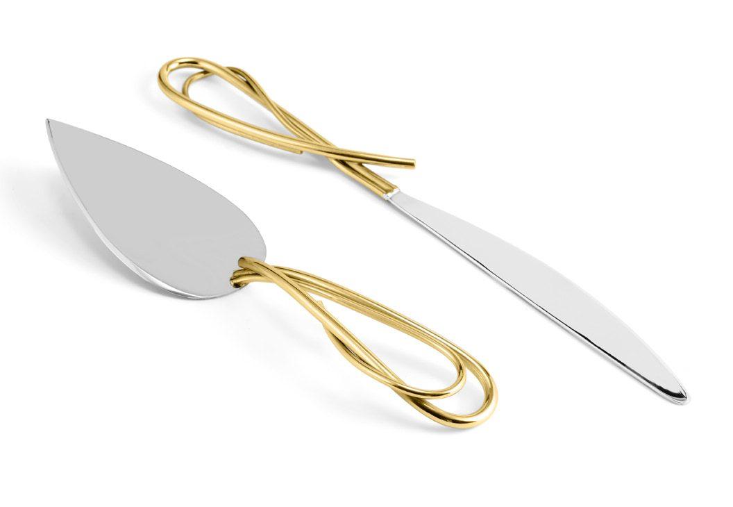 Calla Lily Cake Knife & Server Set