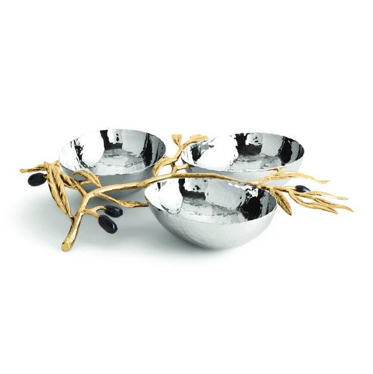 Olive Branch Triple Dish