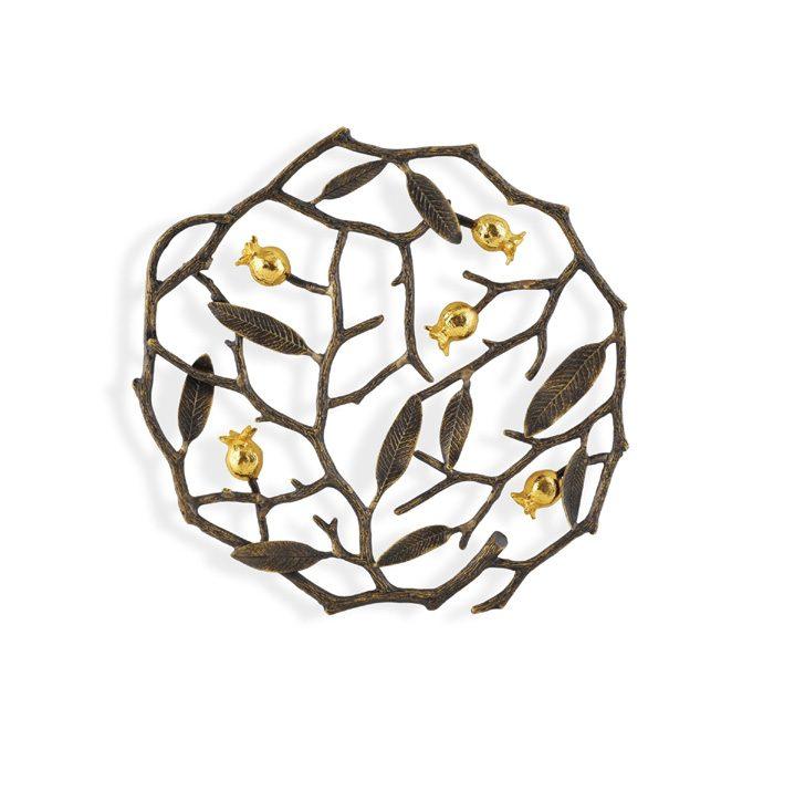 Clear Enamel Pomegranate Trivet