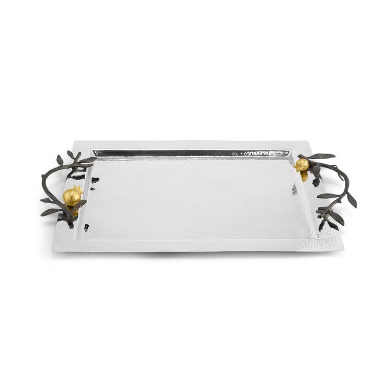 Goldplate 24K Pomegranate Serving Tray