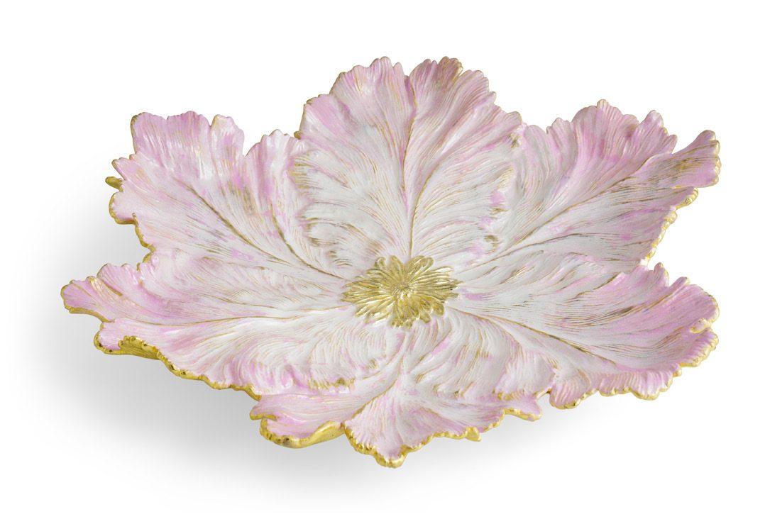 Pink Enamel Tulip Centerpiece - Pink