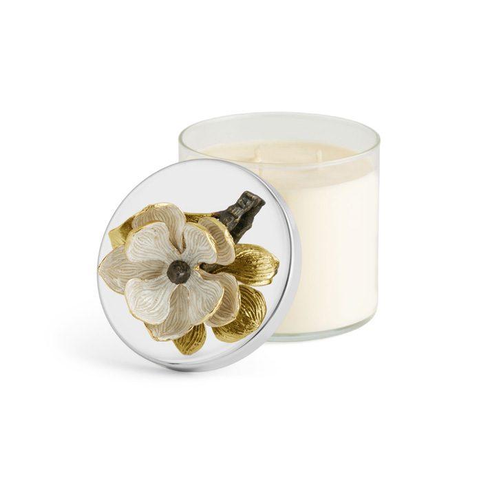 Black Nickelplate NEW Vintage Bloom Candle