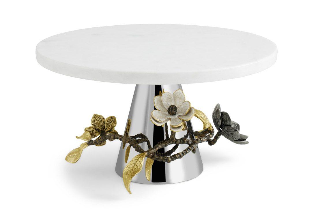 Vintage Bloom Cake Server
