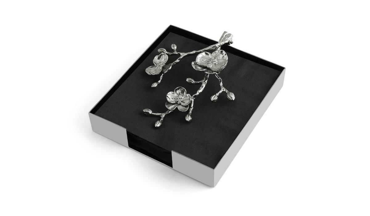 White Orchid Spoon Rest