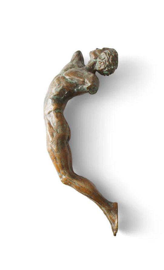Patinated Brass Adam & Eve Hardware Pull - Adam