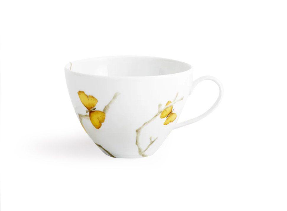 Porcelain Butterfly Ginkgo Gold Cup