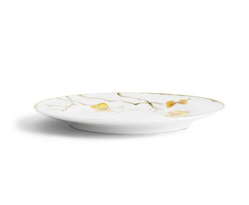 Porcelain Butterfly Ginkgo Gold Saucer