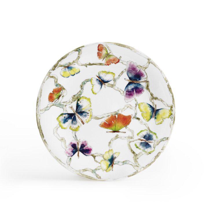 Porcelain Butterfly Ginkgo Salad Plate