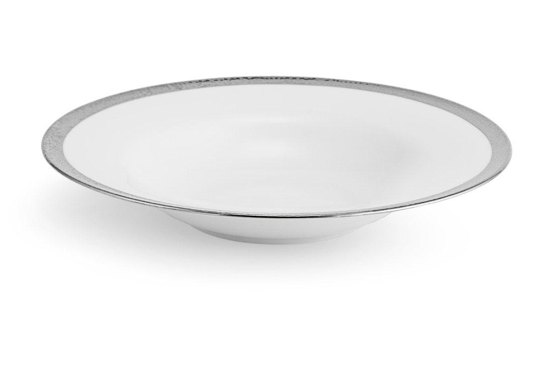 Platinum Silversmith Rimmed Bowl