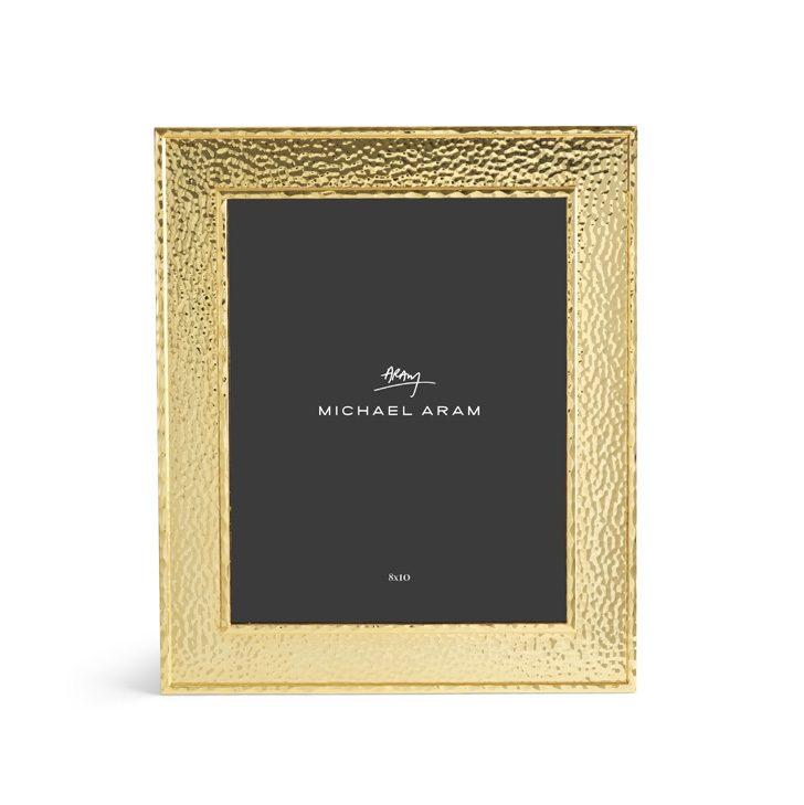 Glass Hammertone Frame 8 x 10 Gold