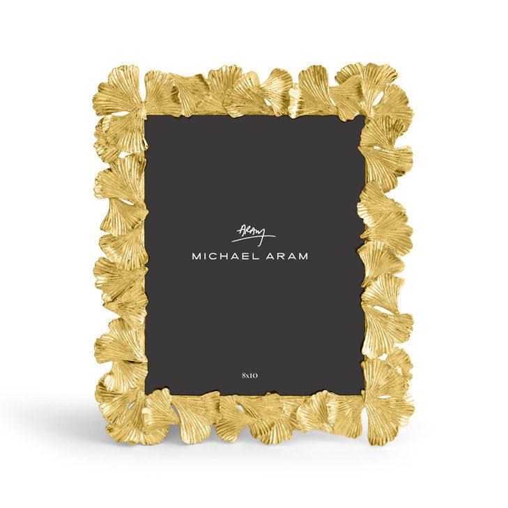 Glass Golden Ginkgo Frame 5 x 7