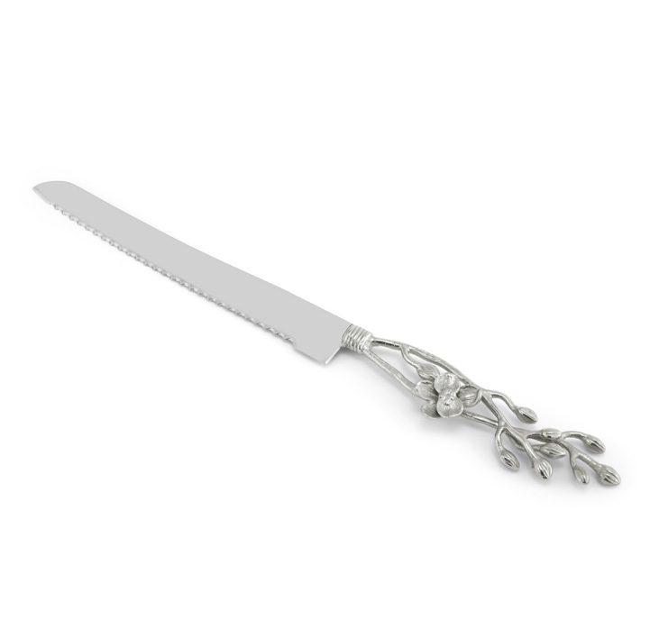 White Orchid Bread Knife