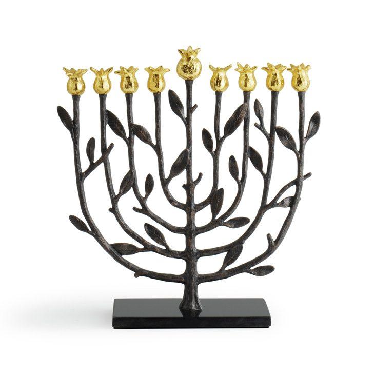 Pomegranate Menorah