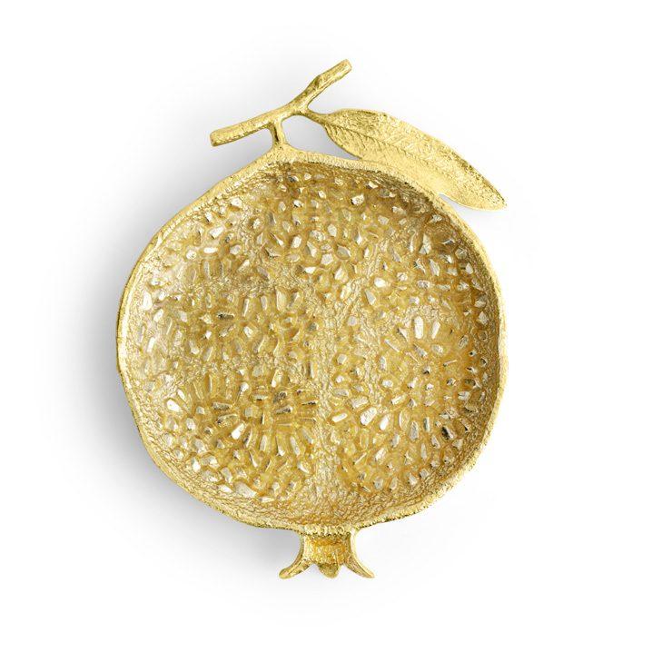 Pomegranate Silver & Gold Menorah