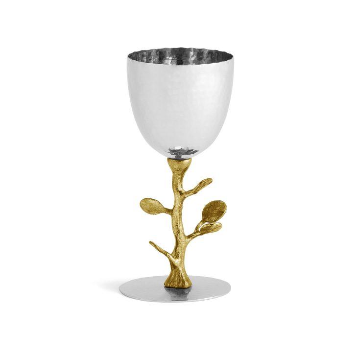 Botanical Leaf Gold Celebration Cup