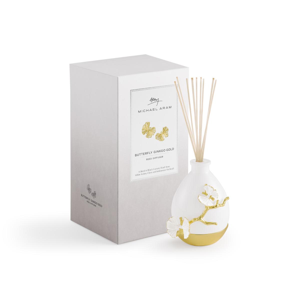 Butterfly Ginkgo Gold Scented Reed Diffuser