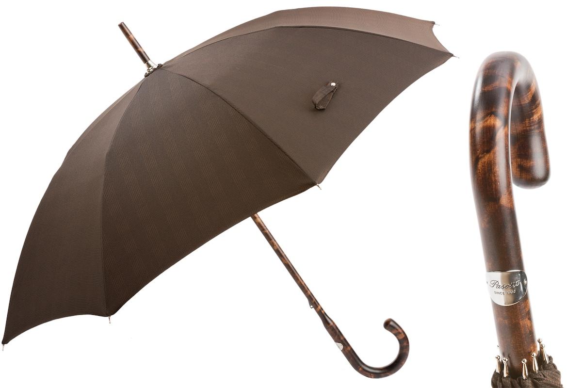 142 Milford-5 HT - Solid Stick Hickory Umbrella
