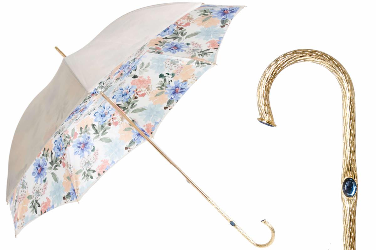 189 9L267-1 P5 - Ivory Umbrella Flowered