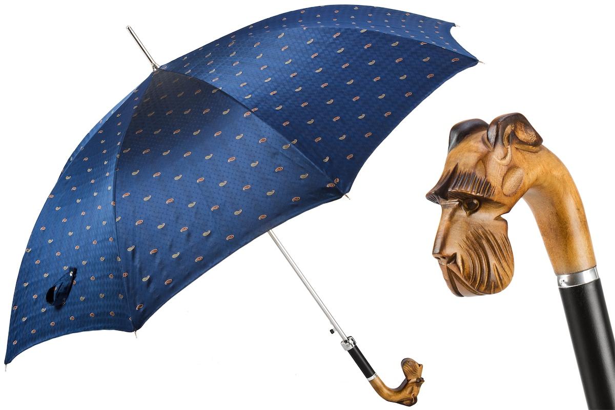 478 5880-3 N49 - Hand Carved Schnauzer Umbrella