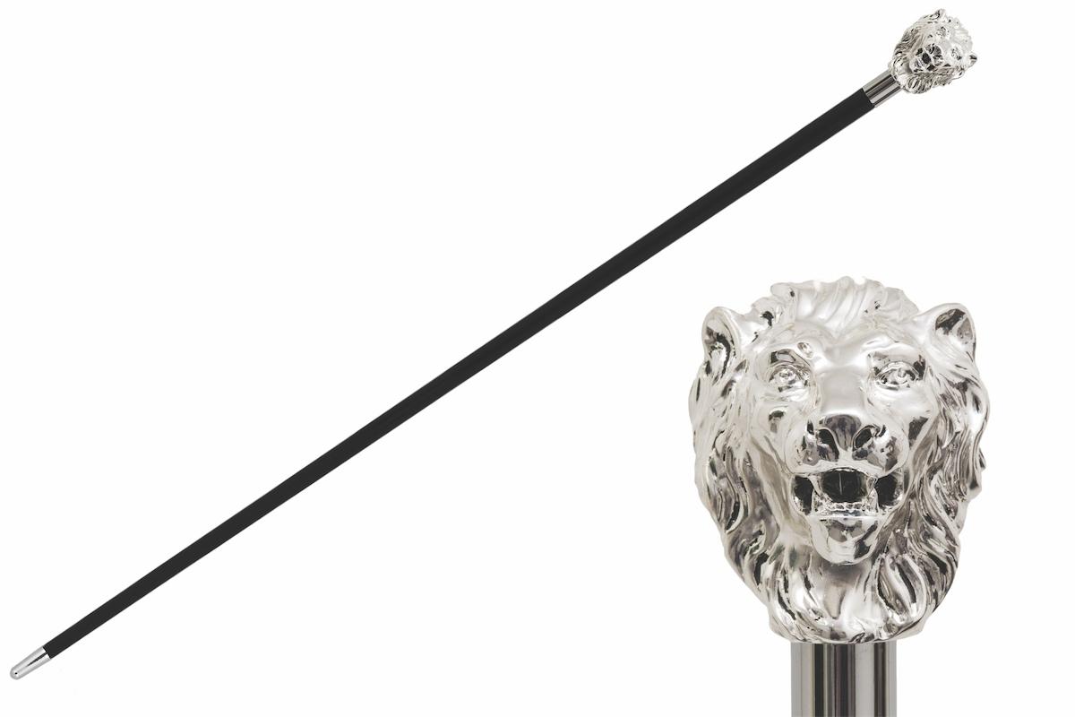 ba W37 - Silver Lion Cane
