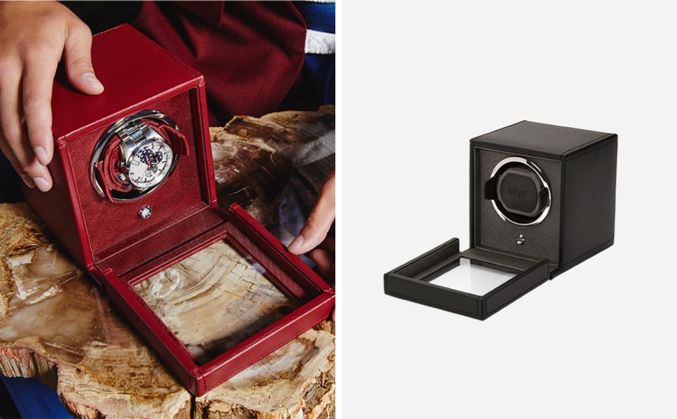 Cub Single Watch Winder with Cover